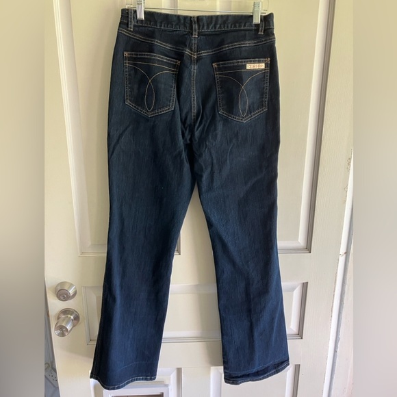 Calvin Klein Dark Wash Bootcut Jeans Size 10 - Picture 3 of 8